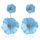 Elverum Flower Dangle Drop Statement Earrings – ANN VOYAGE